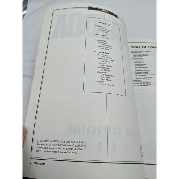 Shadowrun DNA/DOA Sci-Fi RPG Adventure Module Sourcebook - Picture 14 of 16